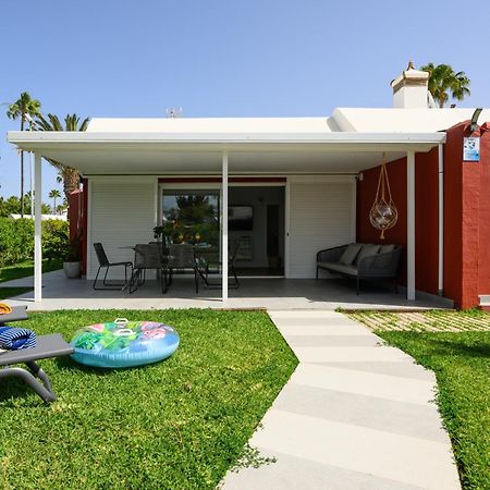 Villa Guerrero - Terraza Y Acceso A Piscina Comun Maspalomas  Buitenkant foto