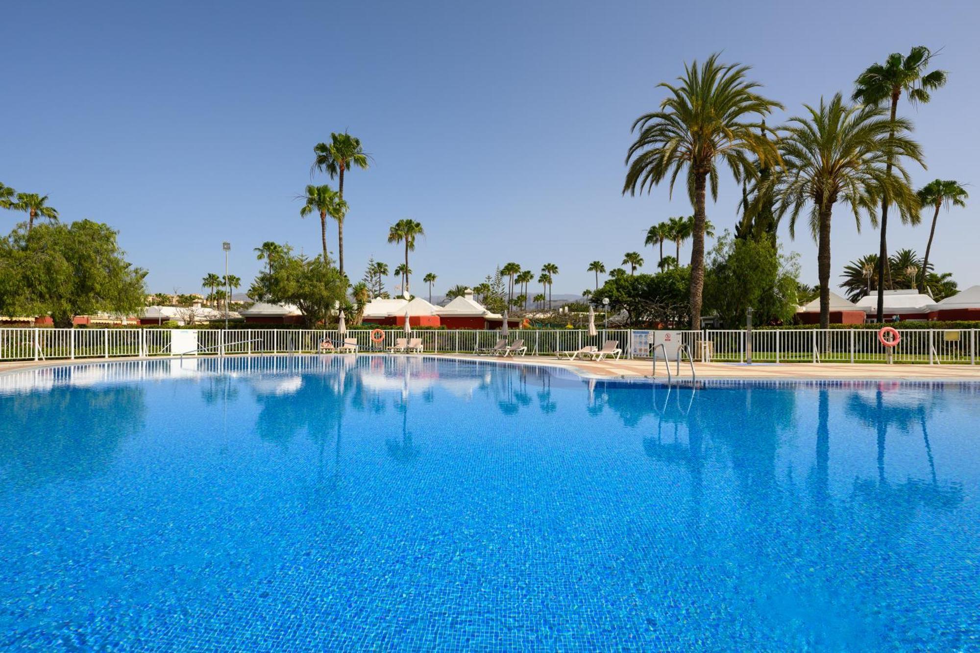 Villa Guerrero - Terraza Y Acceso A Piscina Comun Maspalomas  Buitenkant foto