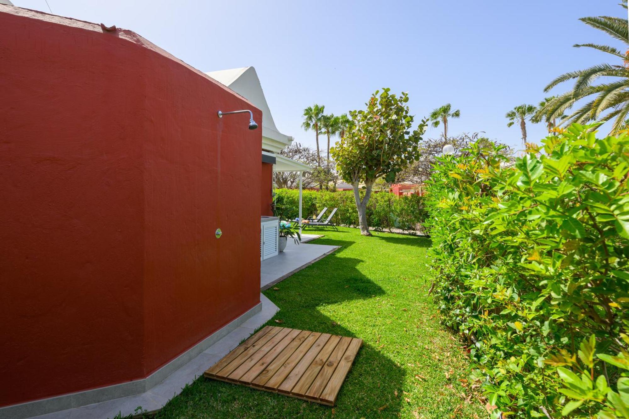 Villa Guerrero - Terraza Y Acceso A Piscina Comun Maspalomas  Buitenkant foto