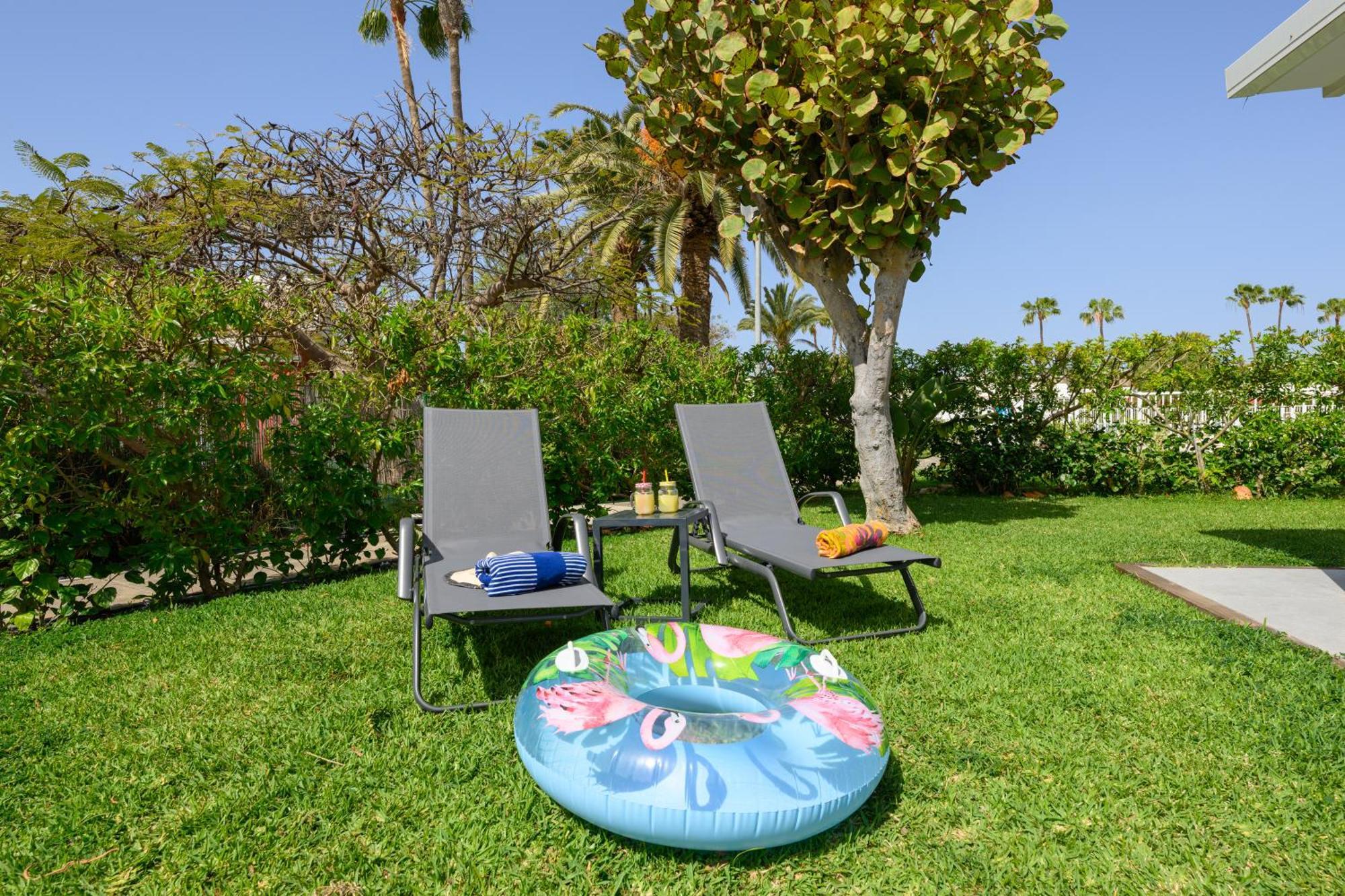 Villa Guerrero - Terraza Y Acceso A Piscina Comun Maspalomas  Buitenkant foto