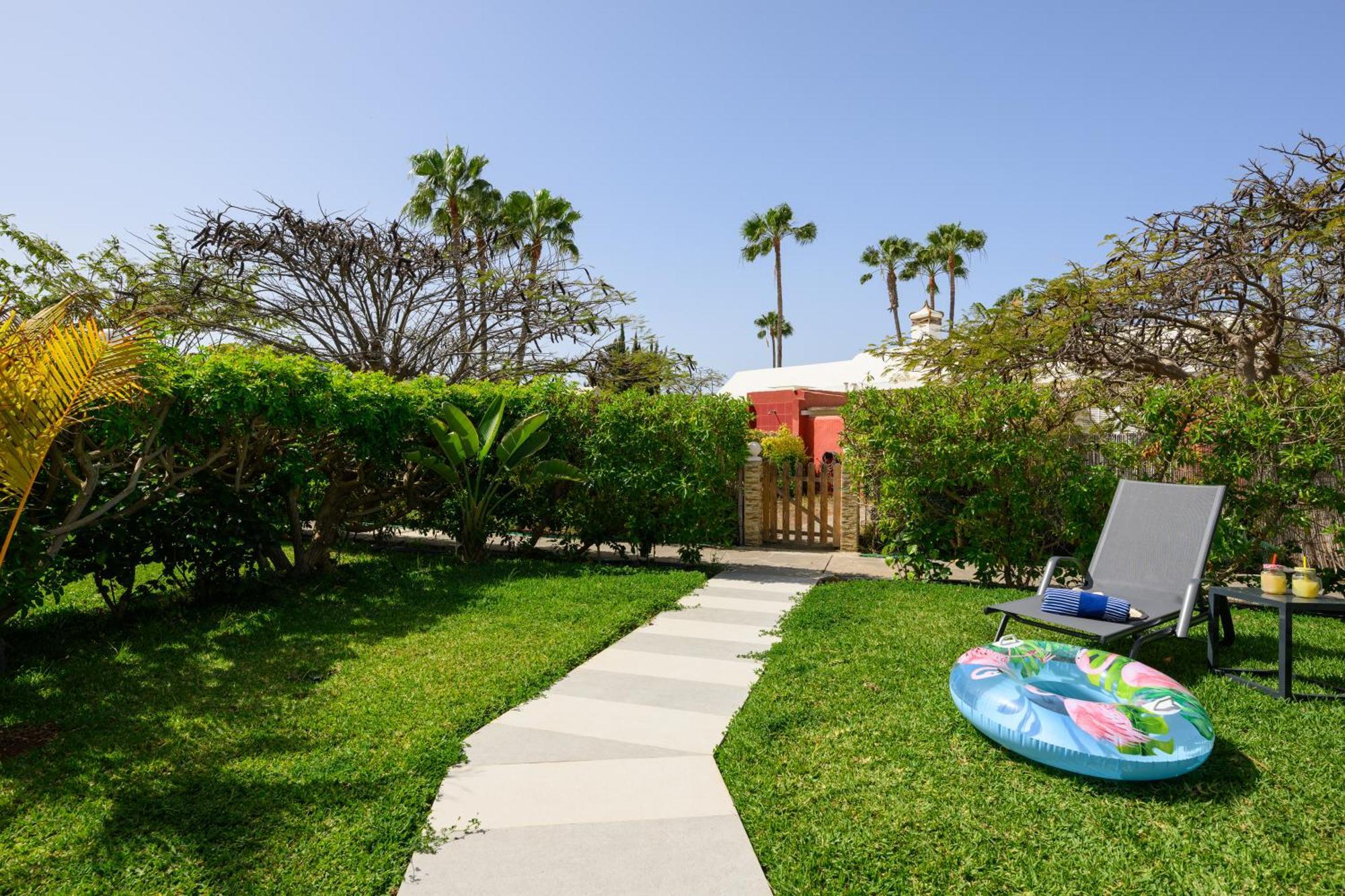 Villa Guerrero - Terraza Y Acceso A Piscina Comun Maspalomas  Buitenkant foto