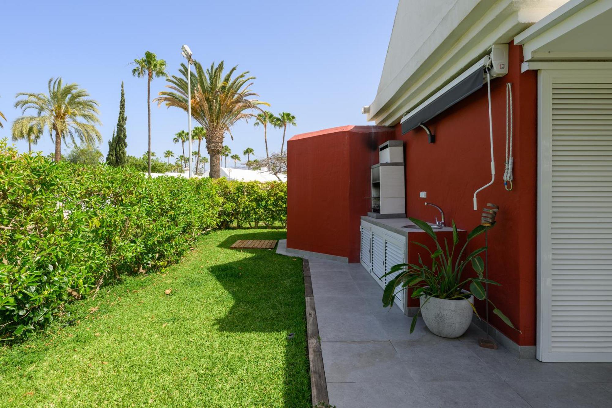 Villa Guerrero - Terraza Y Acceso A Piscina Comun Maspalomas  Buitenkant foto